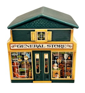 lot 402 image: McConnells Corner General Store Cookie Jar by Avon