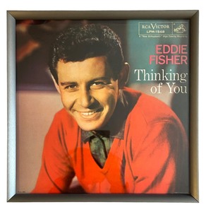 lot 466 image: Vintage Eddie Fisher Framed Vinyl Record