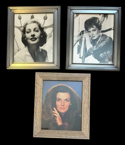 lot 441 image: Hollywood Stars Photographic Portrait Prints including Jane Russell, Sophia Loren and Arlene Dahl