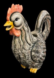 lot 443 image: San Margo Italian Rooster Pitcher