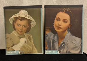 lot 451 image: Vintage Hedy Lamarr and Olivia De Haviland Note Pads