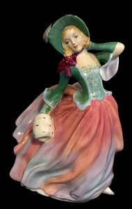 lot 490 image: Royal Doulton Autumn Breezes Figurine HN 1911