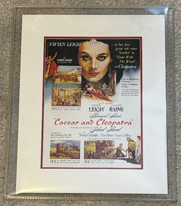 lot 497 image: Caesar and Cleopatra Unframed Promotional Print
