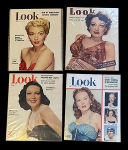 lot 519 image: Vintage Look Magazines from 1939, 1951 and 1950