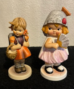 lot 528 image: Dolly Dingle and School Girl Figurines by Goebel