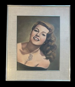 lot 529 image: Rita Hayworth Portrait Print
