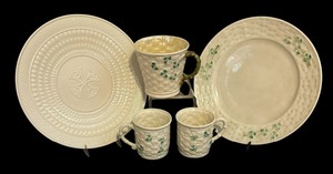 lot 542 image: Belleek Plates and Cups
