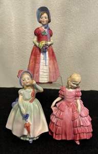 lot 582 image: Royal Doulton Rose, Babie and Diana Figurines