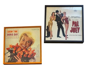 lot 599 image: Framed Doris Day and Pal Joey Record Albums