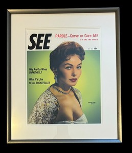 lot 631 image: Vintage Jeanne Crain See Magazine Cover