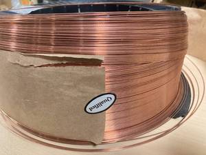 lot 5 image: Brand New on Spool Copper Colored Welding Wire