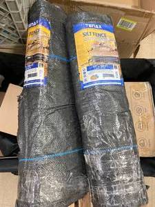 lot 27 image: 2 Brand New Silt Fences 2 feet tall by 100 feet long