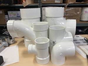 lot 108 image: Sanitary PVC pipe lot
