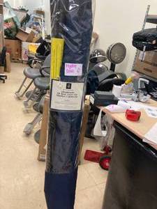 lot 113 image: Brand New Members Market Aluminum 10 foot Auto Tilt Market Umbrella in Spectrum Indigo