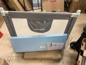 lot 116 image: Safety Bed Rails and Cushion for Young Children