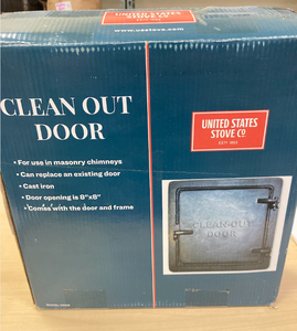 lot 22 image: Brand New in Box United States Stove Co Clean Out Door