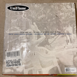 lot 92 image: Brand New in Box Uniflame Outdoor 30 Charcoal BBQ Grill