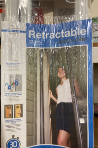 lot 136 image: Brand New Still in Package Larson Brisa Retractable Screen Door