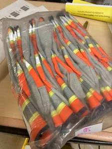 lot 59 image: Brand New Package of Westchester Protective Gear 100% Leather Palm High Visibility XL Gloves