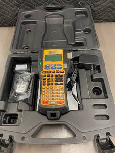 lot 8 image: Dymo Rhino 5200 Industrial Label Maker Kit with Case and Accessories