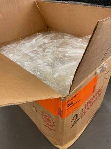 lot 35 image: Case of 1,000 Senate Fork White Wrapped Cutlery
