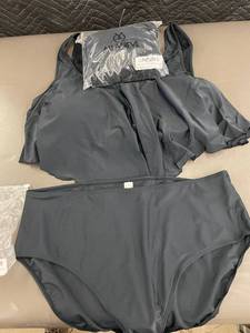 lot 231 image: 2 X Allabreve Womens 3XL Two-Piece Swimsuit Bathing Suit