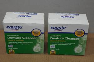 lot 101 image: 2 Antibacterial Denture Cleanser