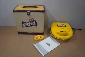 lot 107 image: Soft Pretzel Maker with Tin Case