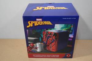 lot 117 image: Marvel Spider-Man Mini Fridge Thermoelectric Cooler
