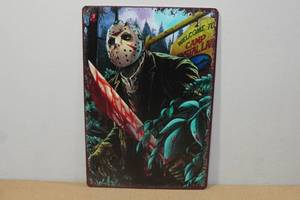 lot 194 image: Novelty Metal Sign -Jason