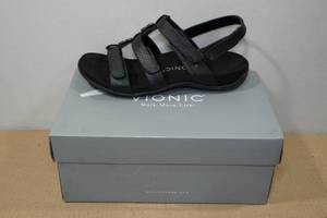 lot 211 image: Vionic Womens Amber Orthotic Sandals -Size 8
