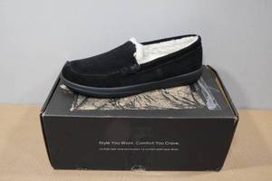 lot 214 image: Vionic Womens Lynez Faux Fur Slippers -Size 10