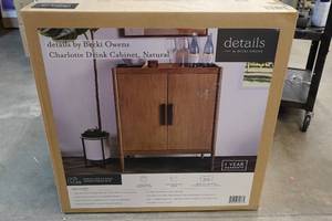 lot 38 image: Details by Becki Owens Charlotte Solid Wood Drink Cabinet