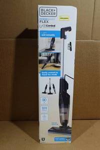 lot 53 image: Black  Decker Corded 3-in-1 Stick Vacuum