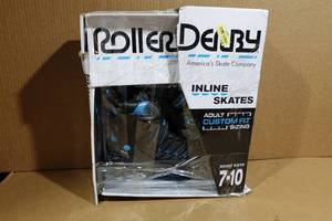 lot 57 image: Roller Derby Adult Adjustable Inline Skates -Size 7-10