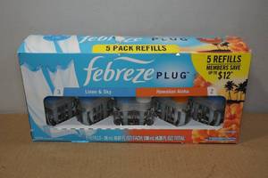 lot 63 image: 5-Pack Febreze Plus Refills