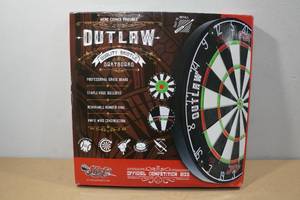 lot 66 image: Outlaw Official Competition Size Dart Board