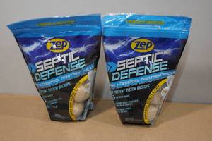 lot 69 image: 2 Zep Septic Defense Tank & Cesspool Treatment Packs