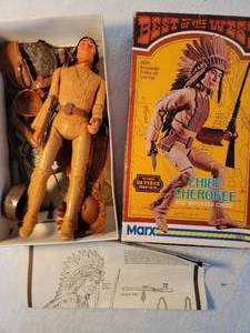 lot 181 image: Marx Toys Chief Cherokee Moveable Doll 2063