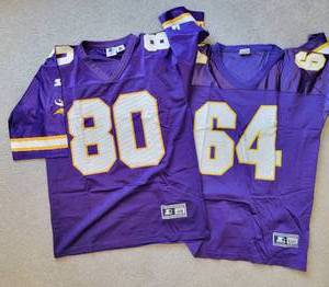 lot 151 image: Minnesota Viking Jerseys  Carter  McDaniel