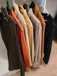 lot 142 image: Ladies Suede Shirt  Jacket  Vest Collection