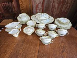 lot 210 image: Noritake China Service Winton Pattern