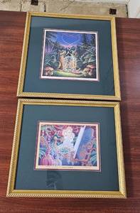 lot 214 image: Randle Spangle Signed Numbered Fairy Tale Dragon Prints