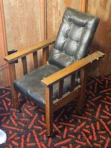 lot 59 image: Early 1900s Misson Childs Morris Chair