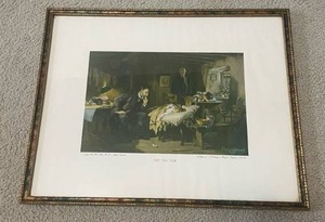 lot 268 image: Petrolager Vintage Advertisement Print - Sir Luke Fildes - The Doctor