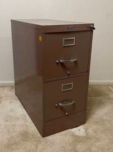 lot 289 image: Tower Aluminum 2-Drawer Filing Cabinet
