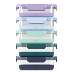 lot 62 image: Ello Glass Meal Prep 10 pc. Set
