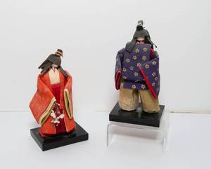 lot 19 image: Vintage Japanese Dolls - Set of Two