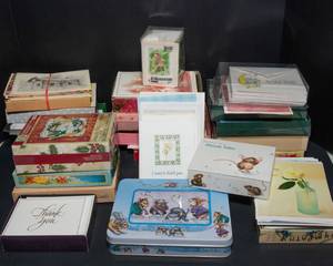 lot 27 image: Large Variety of Greeting Cards