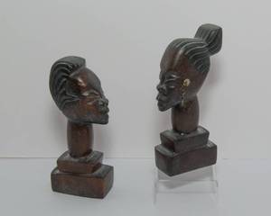 lot 35 image: Hand Carved African Sculptures